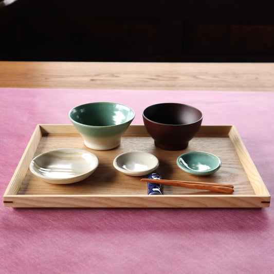 【陶庫】萩原芳典・道祖土和田窯 お食い初めセット