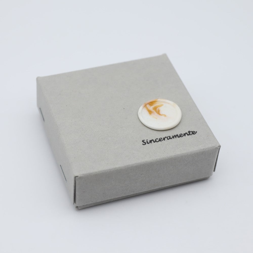 大塚菜緒子 香りを纏うイヤリング 菱形 詳細 - アパレル・アクセサリー | 益子焼 陶庫