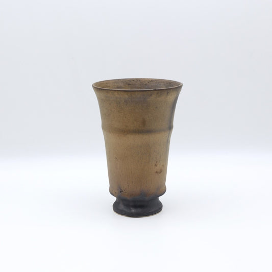 【萩原芳典】黒マット釉フリーカップ