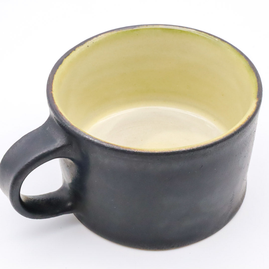 【本巣秀一】コーヒーカップ 黒