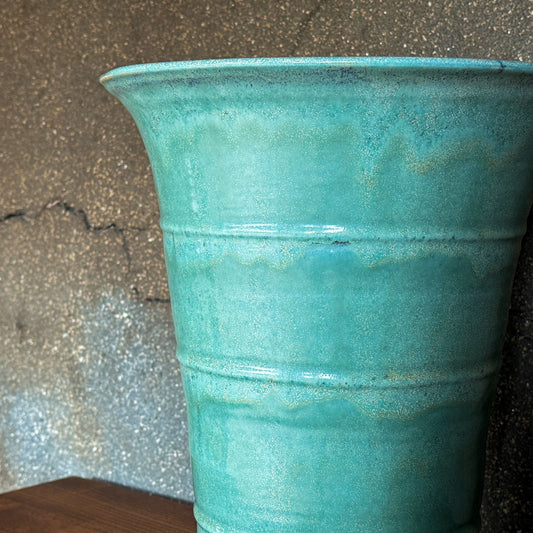 【大塚雅淑】青磁釉花器