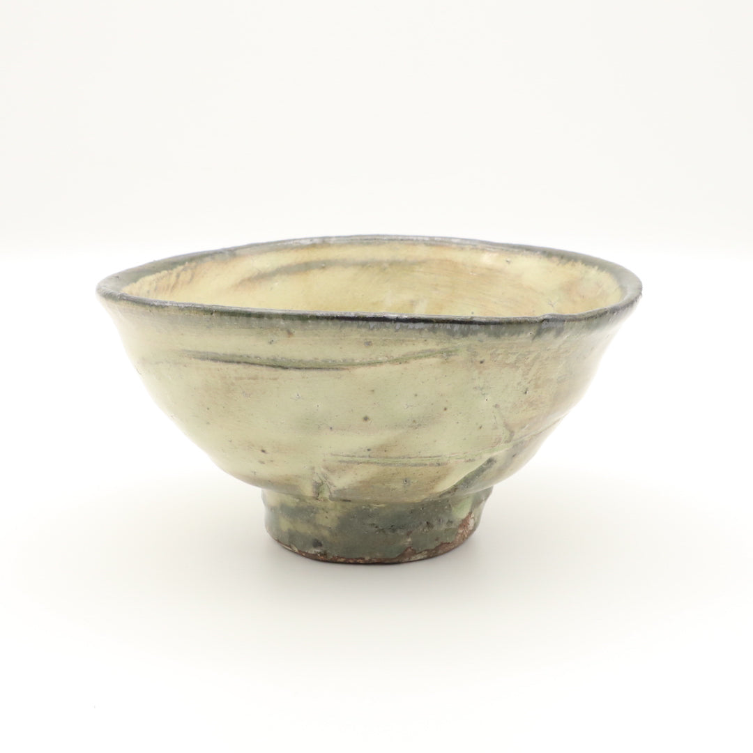 【小野正穂】粉引鉄文碗