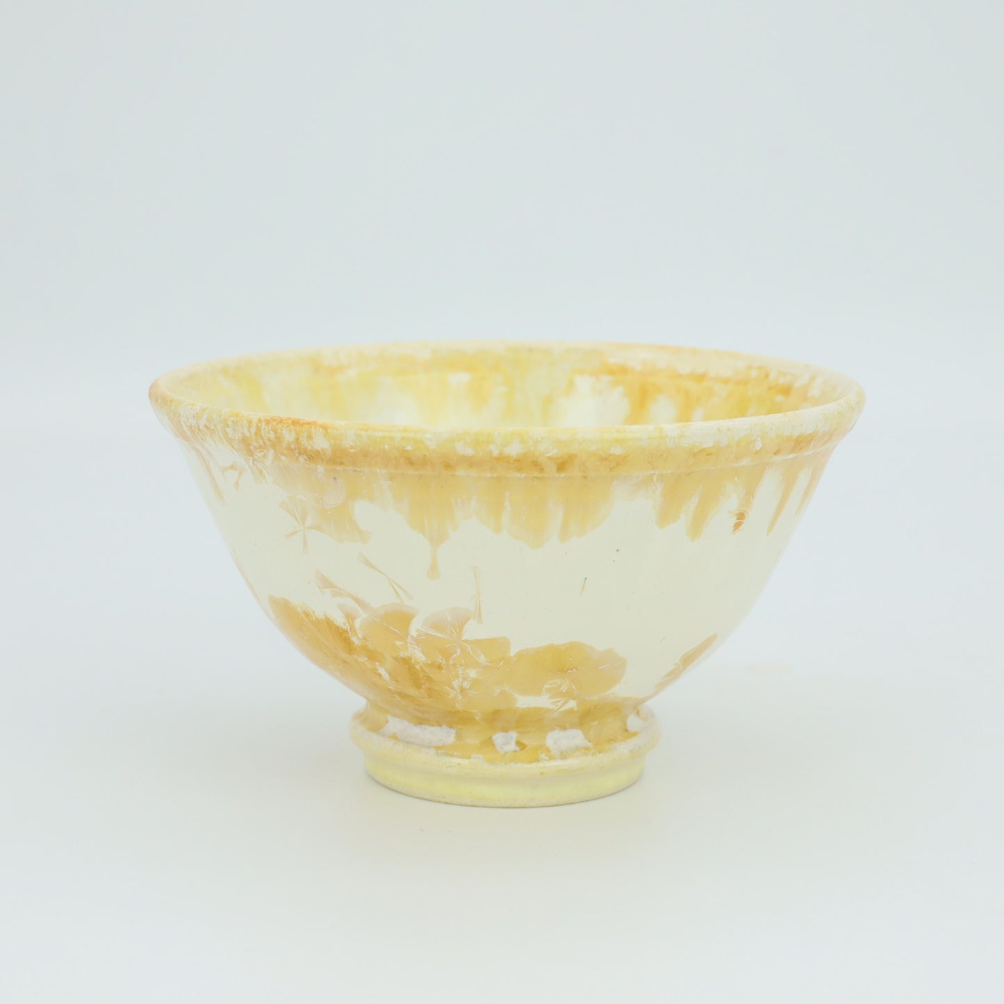 【三田和実】結晶釉飯碗 小 琥珀