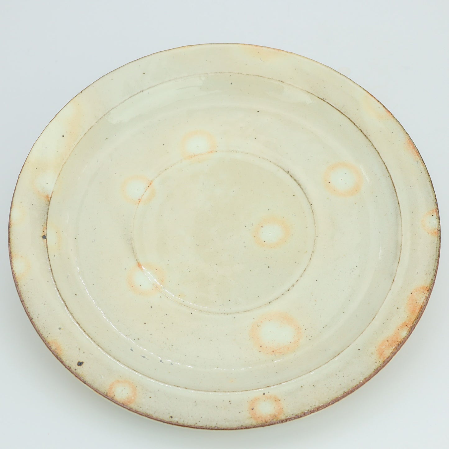 【南雲英則】粉引七寸皿