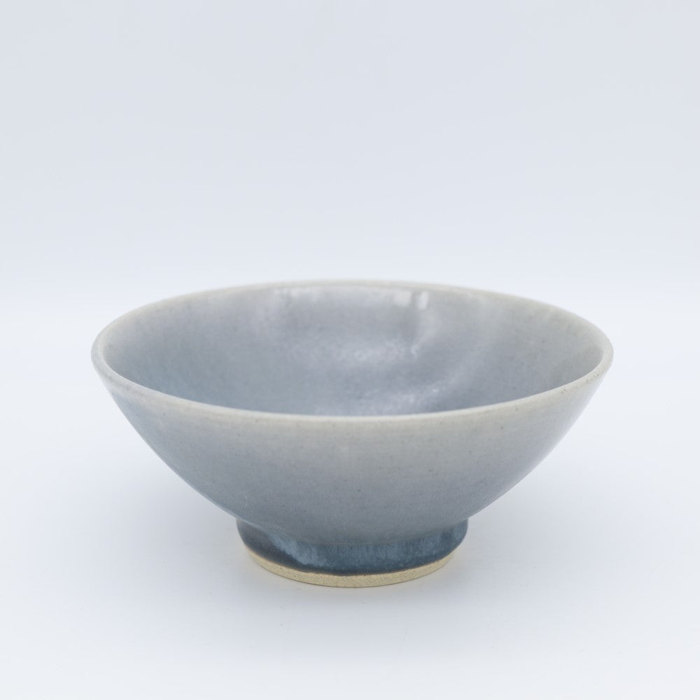 [Negishi Pottery] Rice Bowl, Blue