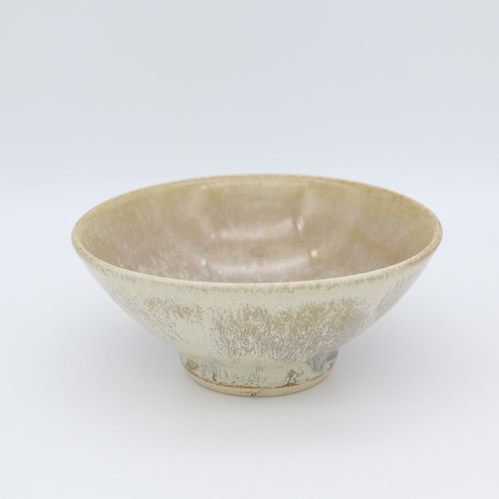 [Negishi Pottery] Rice Bowl, Yellow