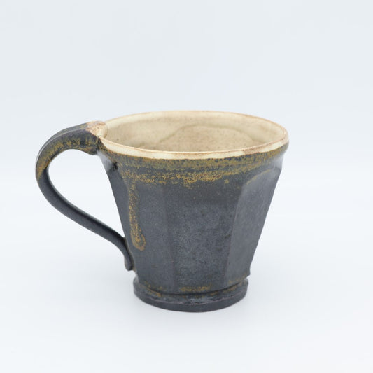 [Junichi Mashiko] Black Iron Beveled Mug