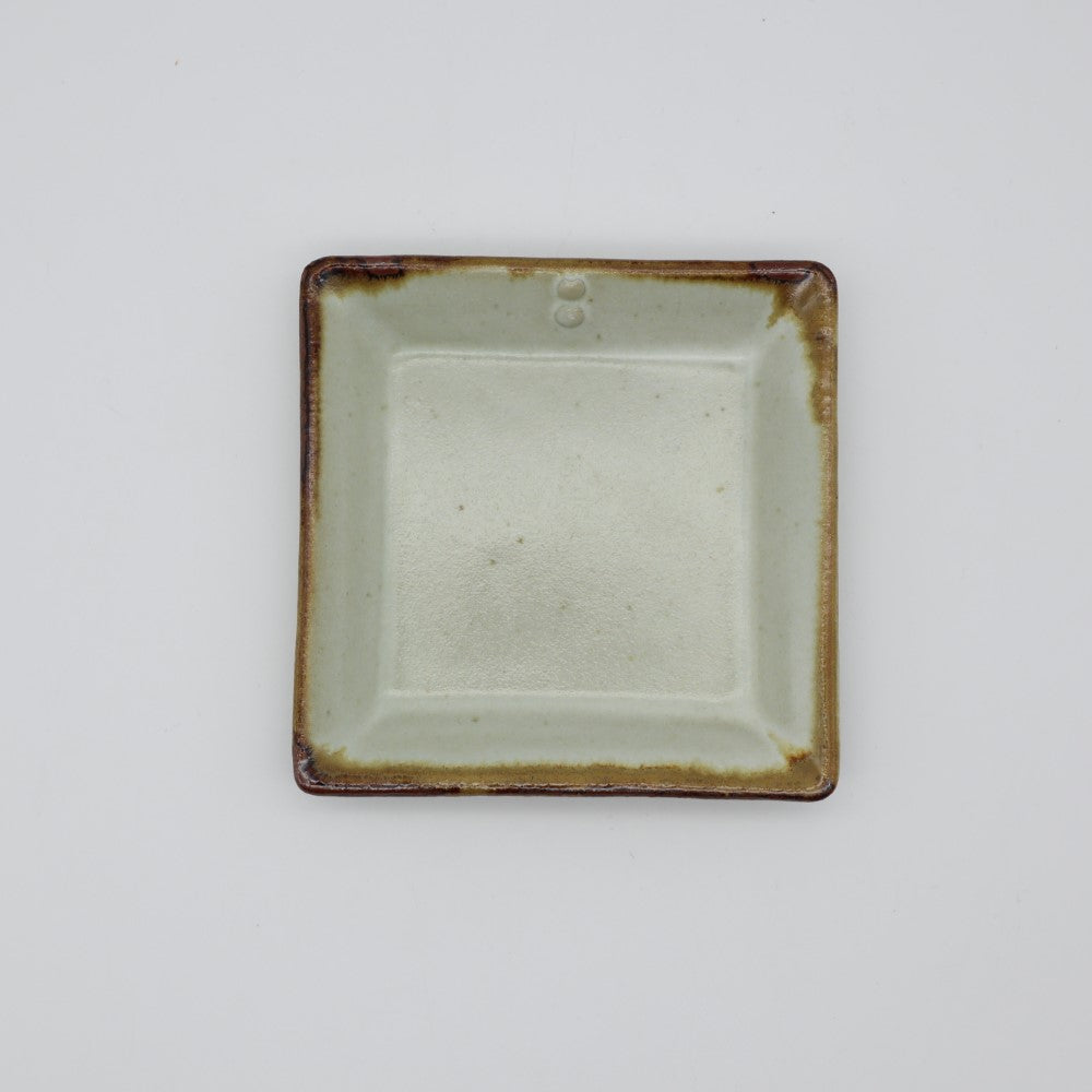 [Naoko Otsuka] Small rusty-edged square plate