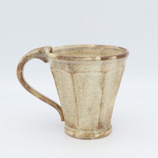 [Junichi Mashiko] Powder-glazed Beveled Mug, Large
