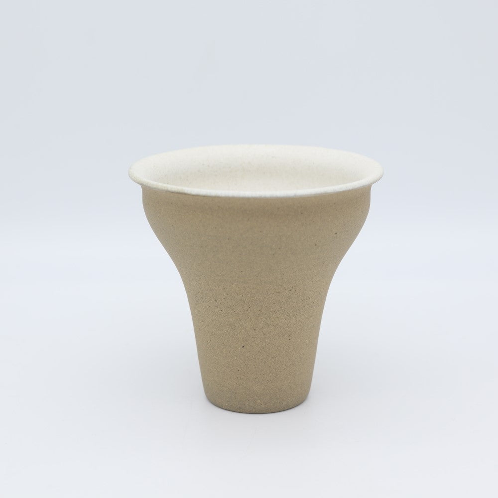 [Motosu Shuichi] Large cup, outer grilled finish