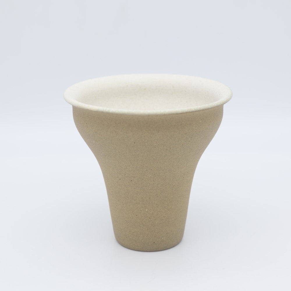 [Motosu Shuichi] Large cup, outer grilled finish