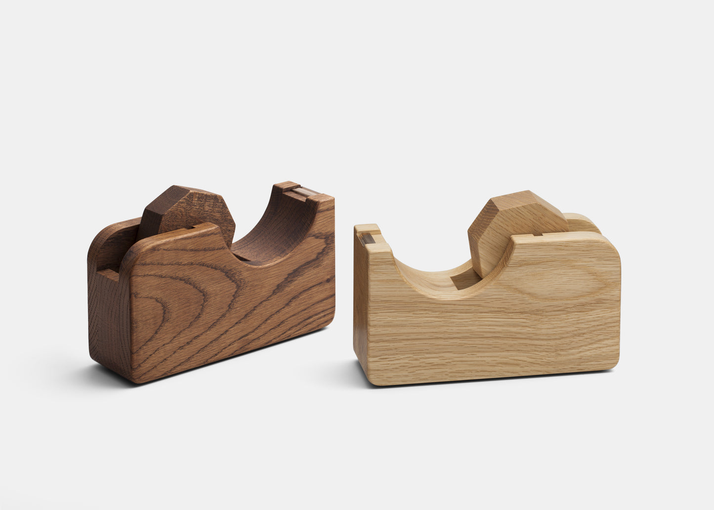 [Oak Village] Tape Cutter, Large, Brown