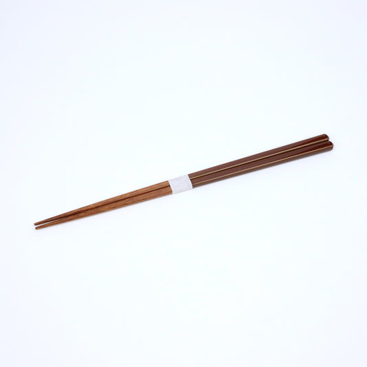 益子色の箸 飴釉 22.5cm