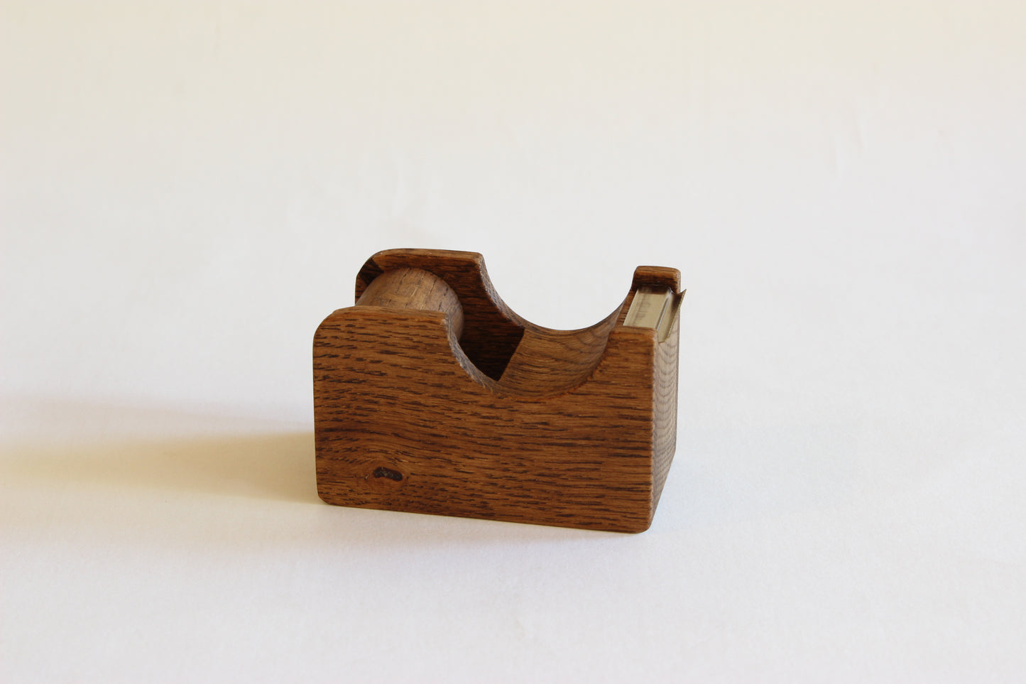 [Oak Village] Tape Cutter, Small, Brown