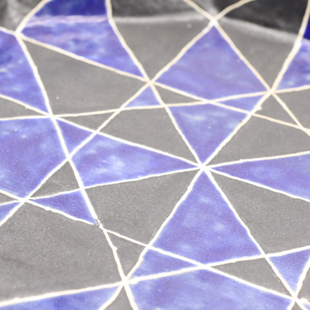[Saito Osamu] Inlaid hexagonal bowl