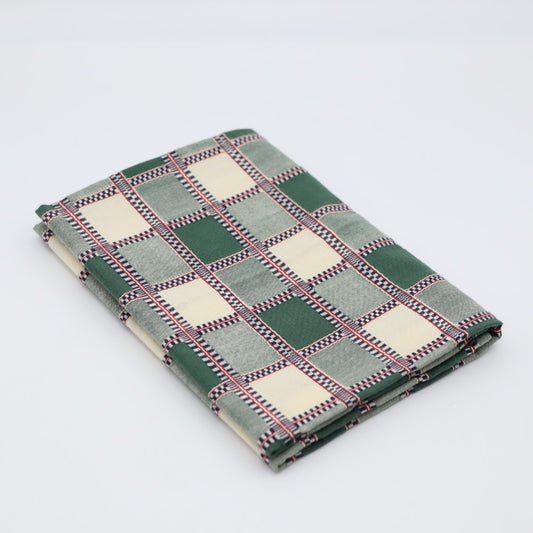 [Sanwa Orimono] Willow plaid cloth, green
