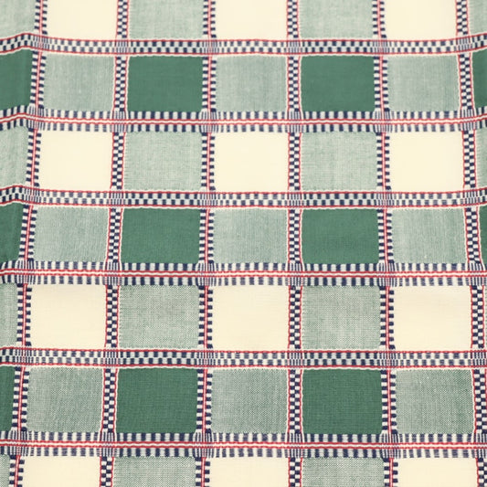 [Sanwa Orimono] Willow lattice furoshiki (wrapping cloth) Green