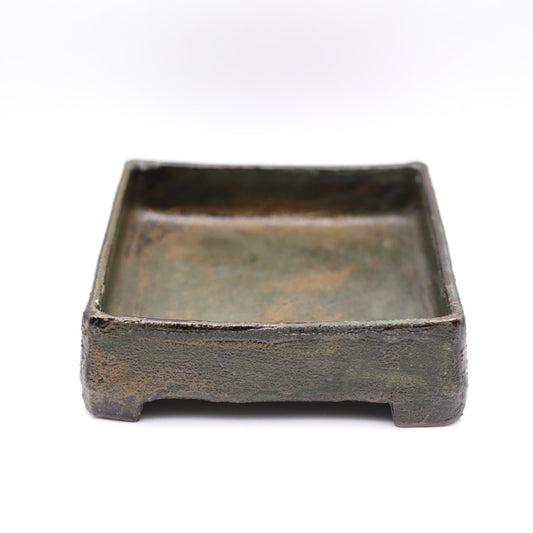 [Masataka Otsuka] Blue rust square bowl