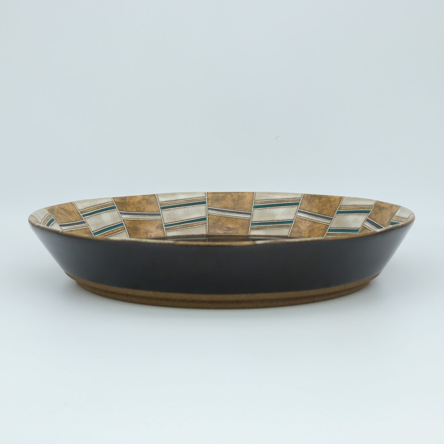 [Mukaiyama Fumiya] Inlaid glazed bowl