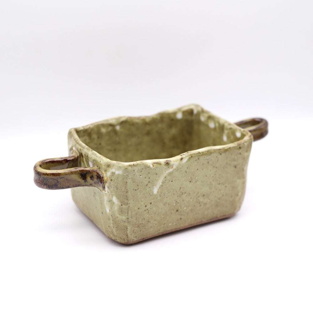 [Masataka Otsuka] Straw ash bowl with handle