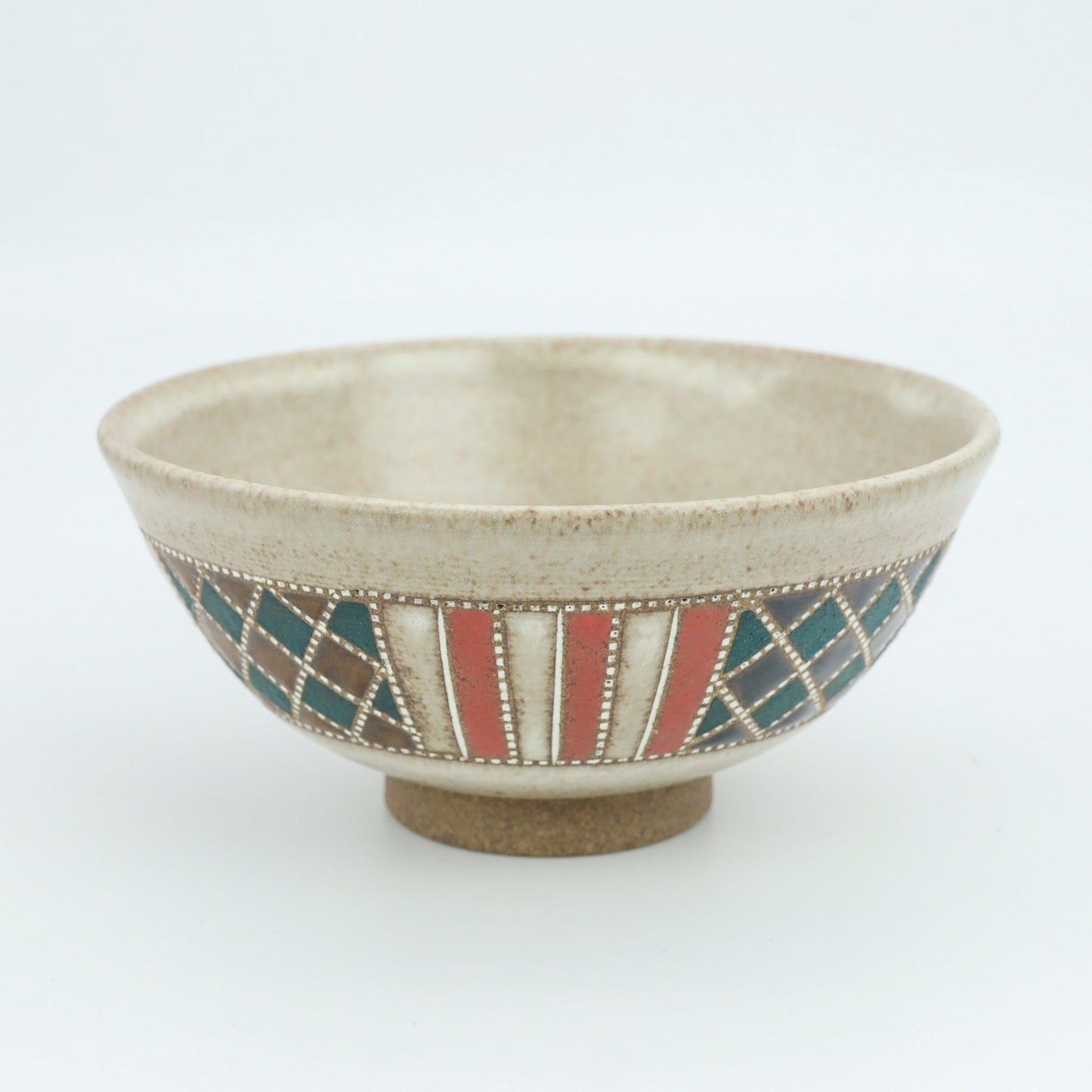[Mukaiyama Fumiya] Line Pattern Rice Bowl Black