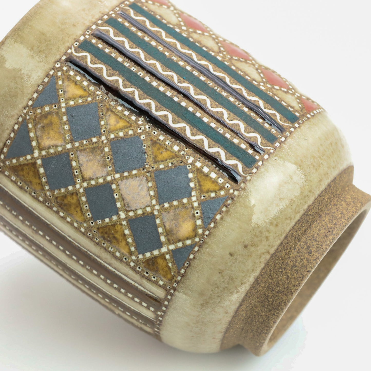 [Mukaiyama Fumiya] Inlaid glaze colored madomon teacup