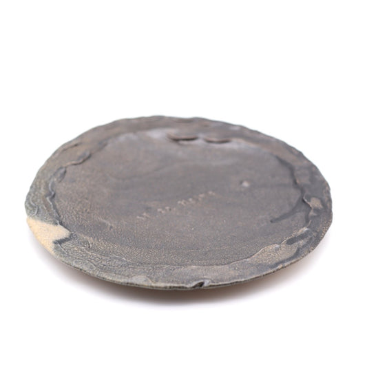 [Shinsuke Iwami] Salt Glazed 7-inch Plate Aito Heiwa
