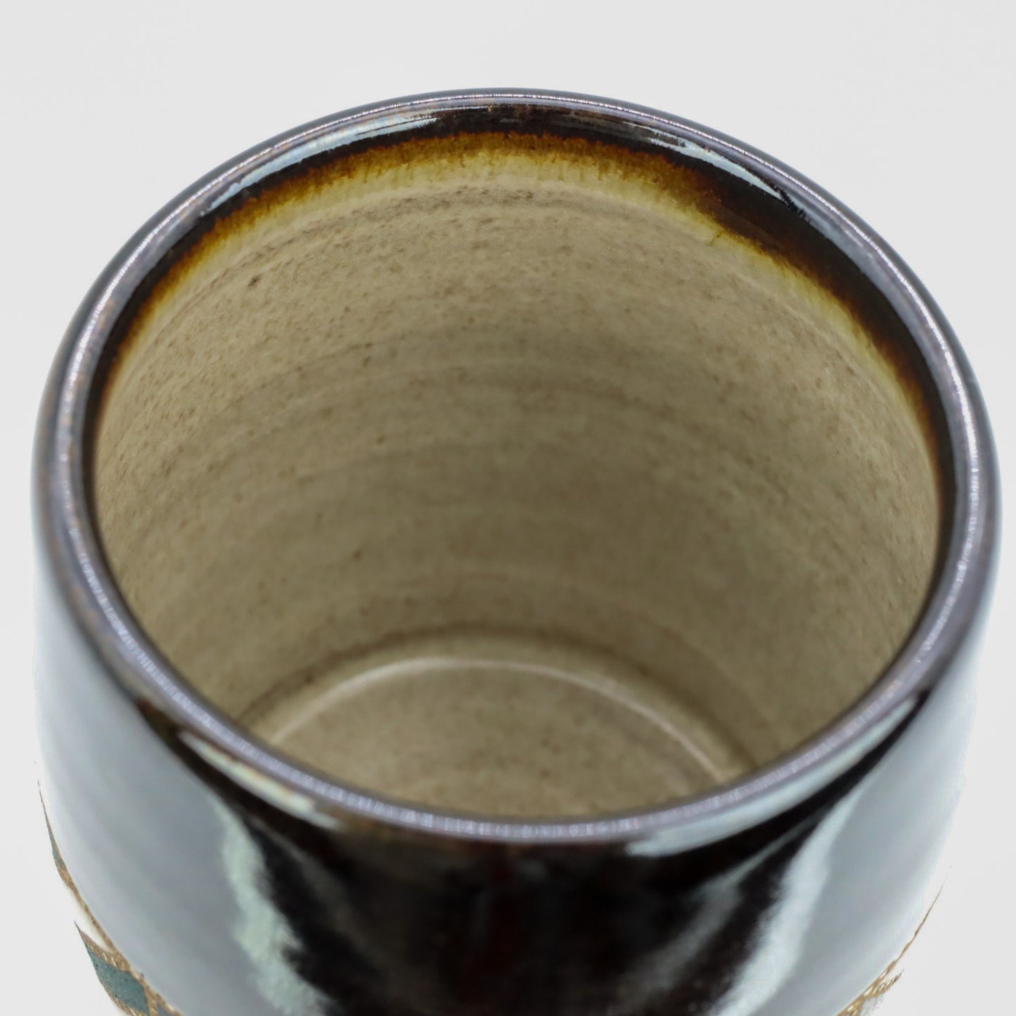 [Mukaiyama Fumiya] Boundary pattern teacup black