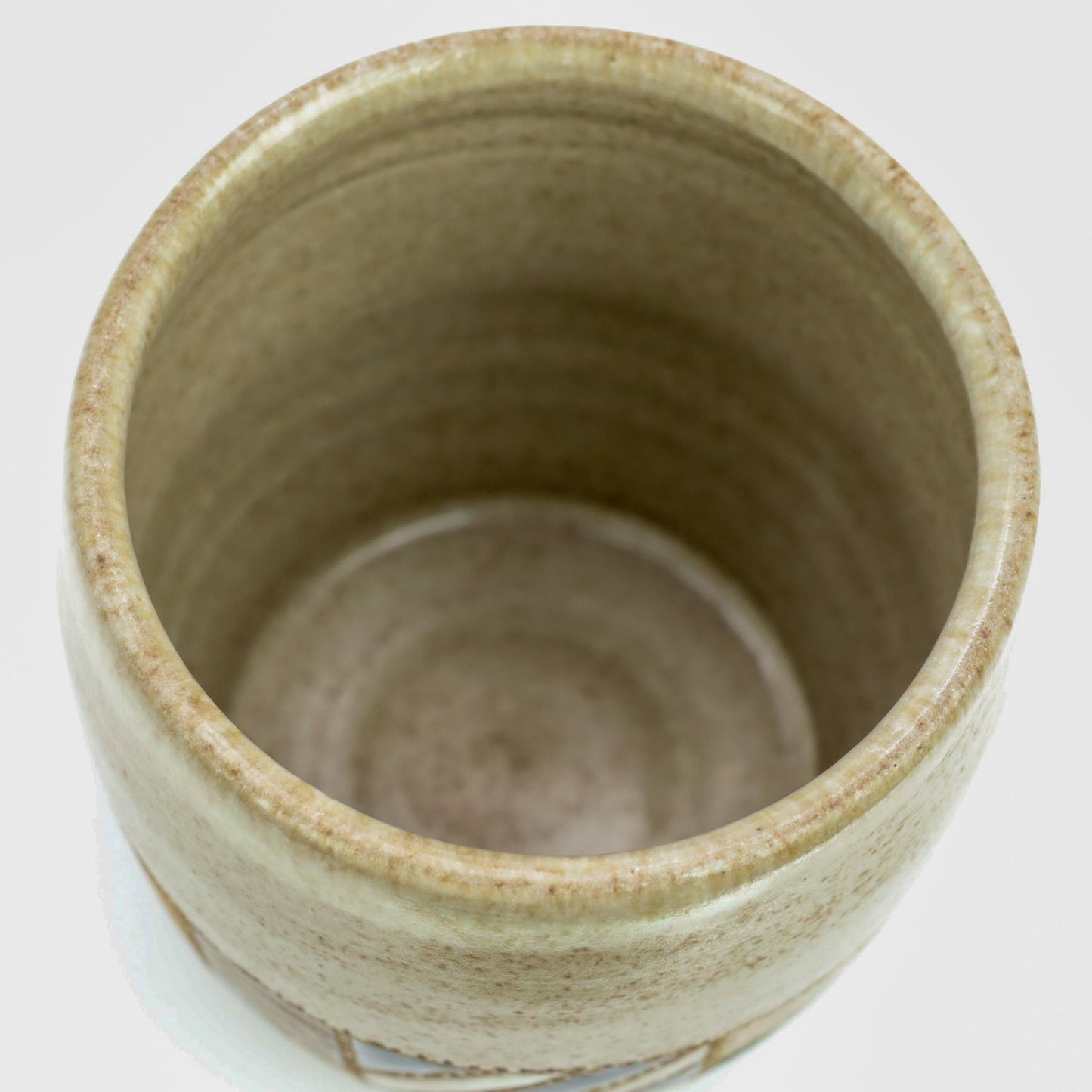 [Mukaiyama Fumiya] Inlaid glaze colored border pattern teacup