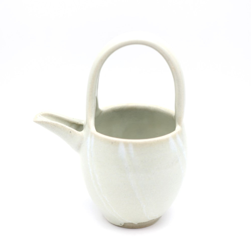 [Hagiwara Yoshinori] Bran glaze line pattern kettle