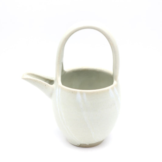 [Hagiwara Yoshinori] Bran glaze line pattern kettle