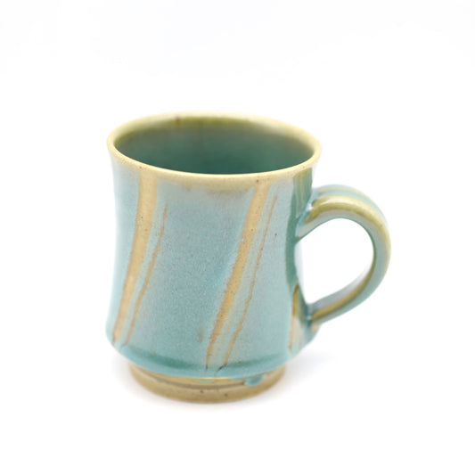 [Yoshinori Hagiwara] Celadon glaze mug