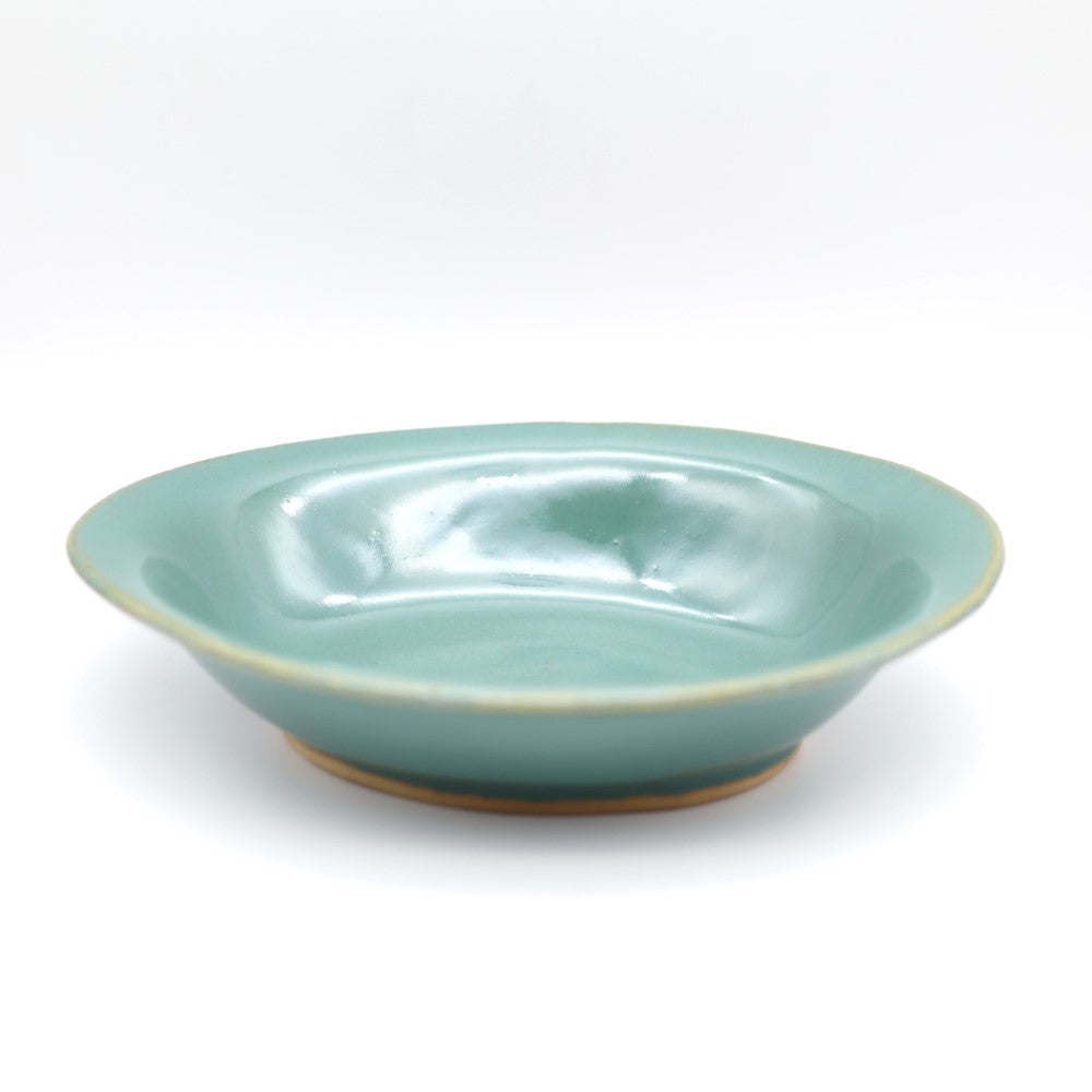 [Yaguchi Keiji] Curry Oval Large Celadon