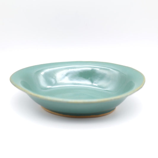 [Yaguchi Keiji] Curry Oval Large Celadon