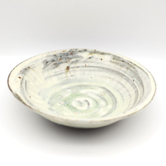 [Tarum Hiroshi] Ash-glazed brushed bowl