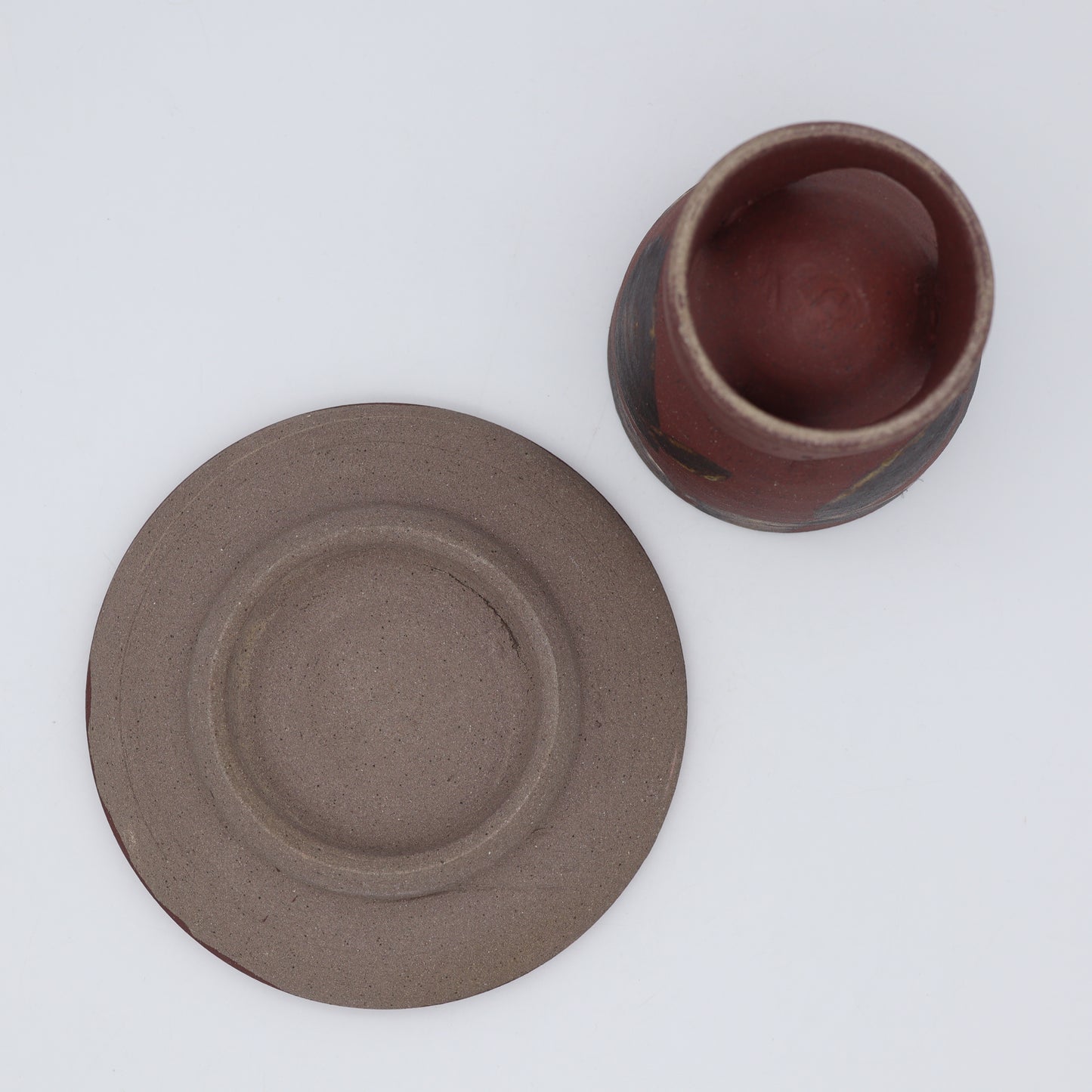 [Komine Takashi] Leaf design cup and saucer