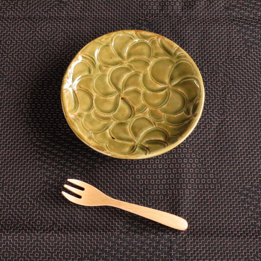 [Pottery] Yoshiko Kasahara Snack Set