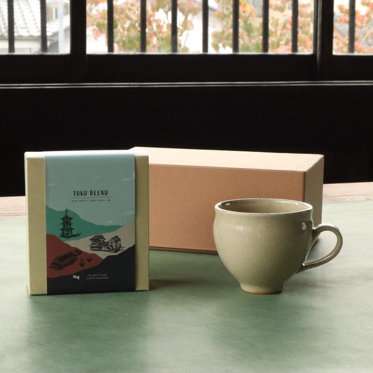 [Pottery] Keiji Yaguchi Coffee &amp; Mug Set