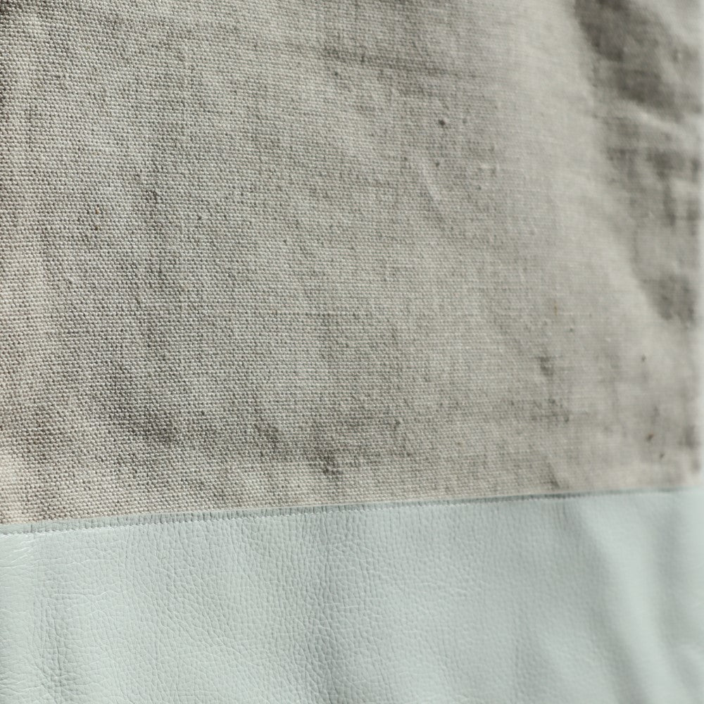 [Inoue Planning/Hata] Linen Hampton Flat Bag, White