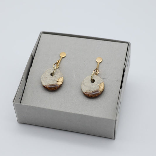 [Naoko Otsuka] Fragrant Round Earrings