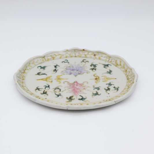 [Akimi Aigami] Decorative medium plate with arabesque pattern