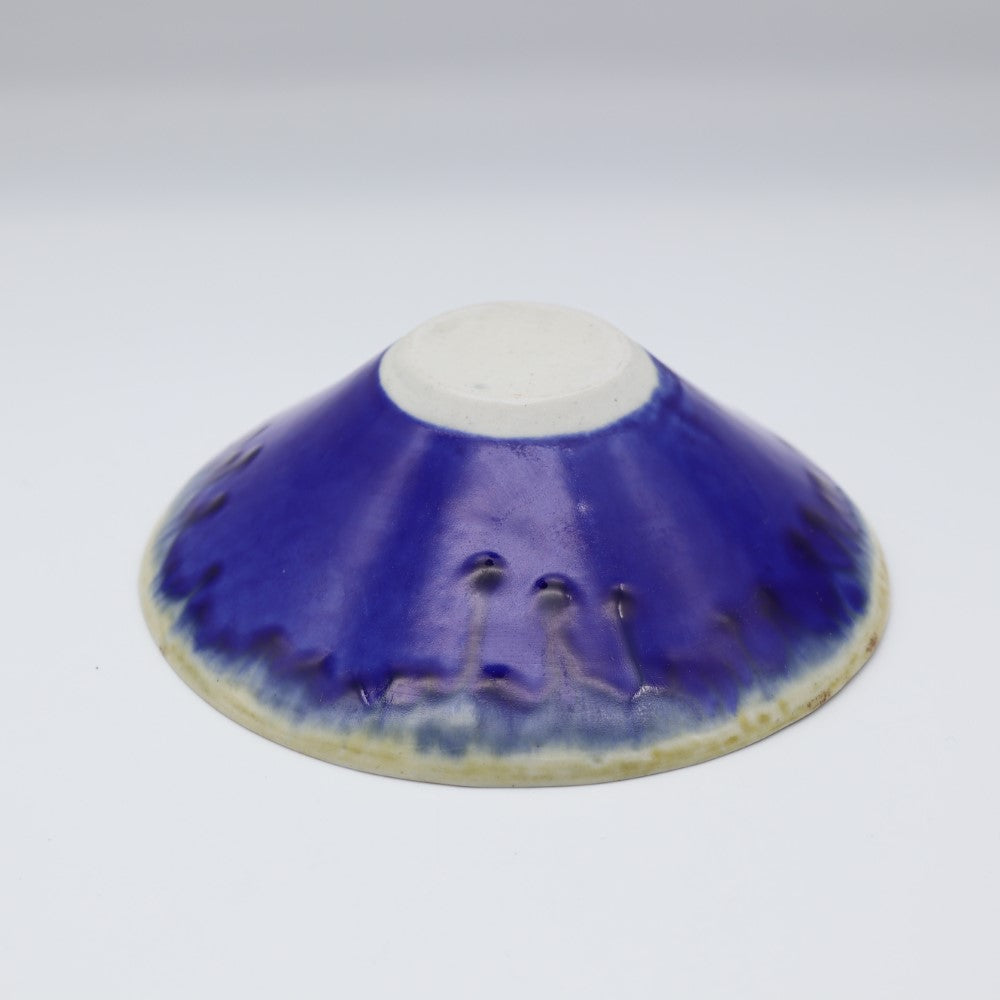 [Saito Osamu] Blue glazed bowl