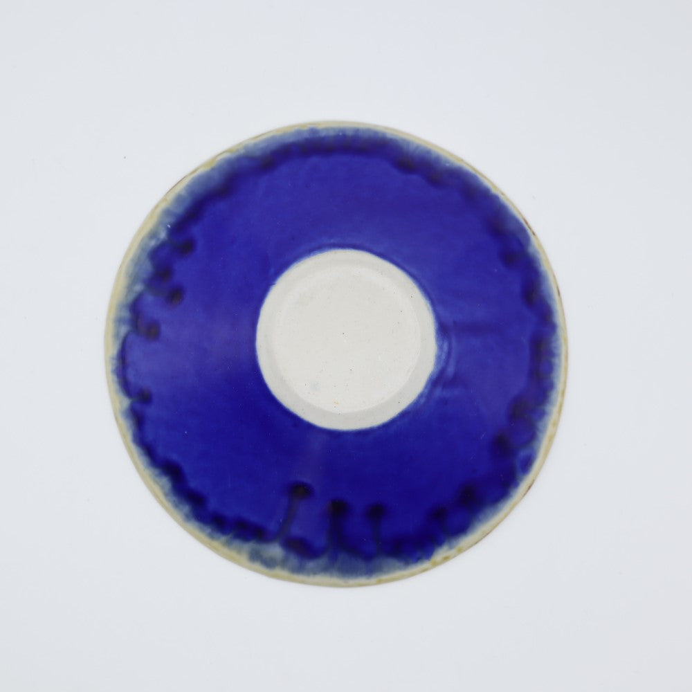 [Saito Osamu] Blue glazed bowl