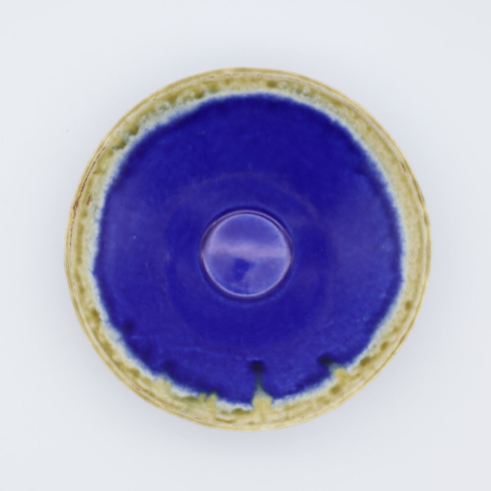 [Saito Osamu] Blue glazed bowl
