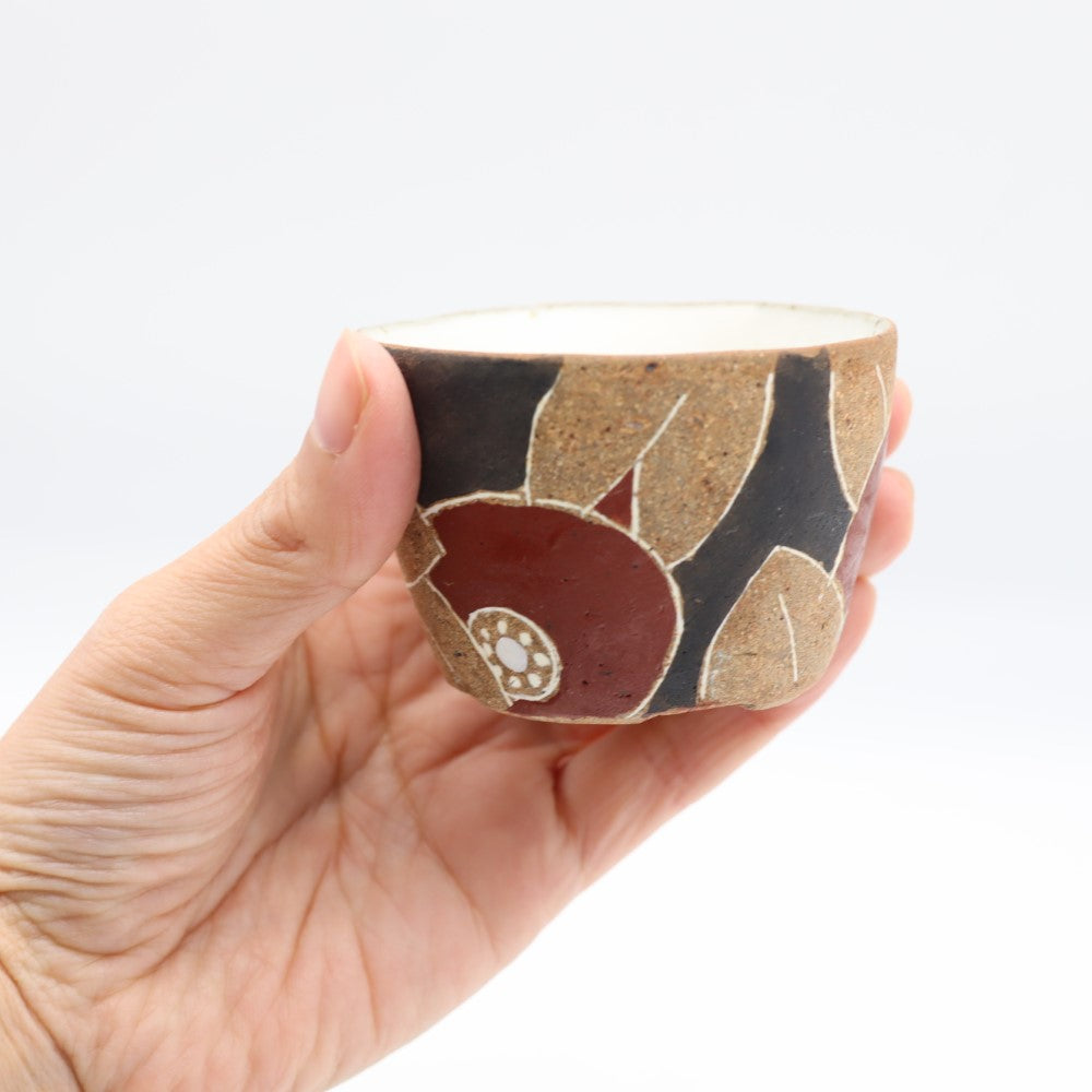 [Saito Osamu] Inlaid sake cup