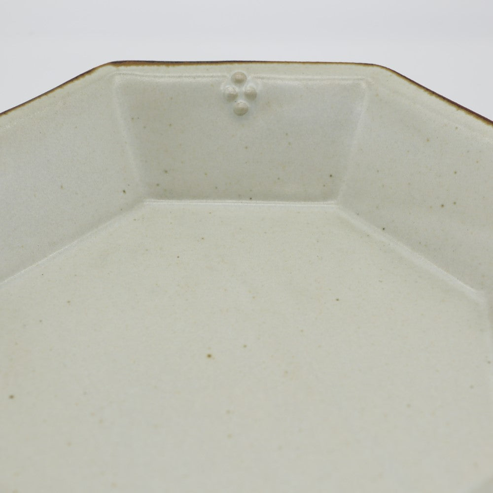 [Naoko Otsuka] Rusty rim octagonal plate