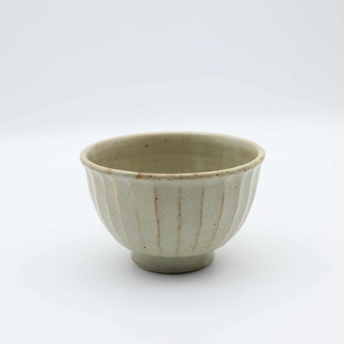 [Yoshiko Kasahara] Ground glaze cafe au lait bowl