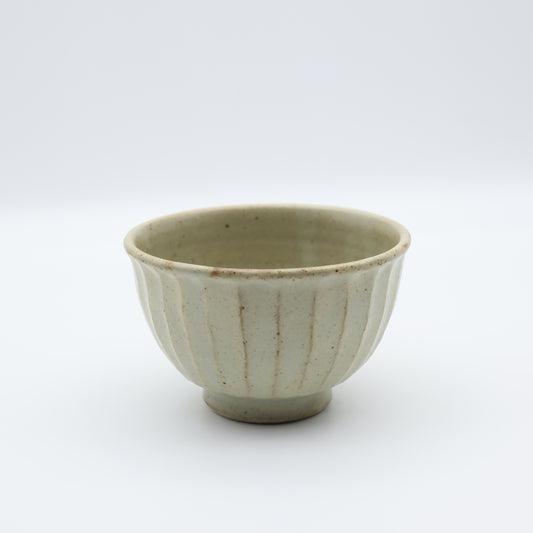 [Yoshiko Kasahara] Ground glaze cafe au lait bowl