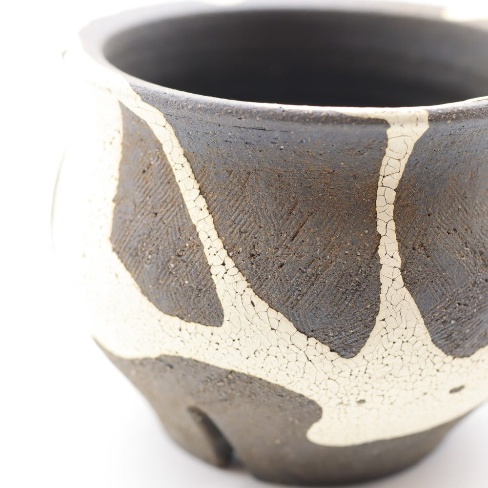 [Numano Hideaki] Black and white flower pot