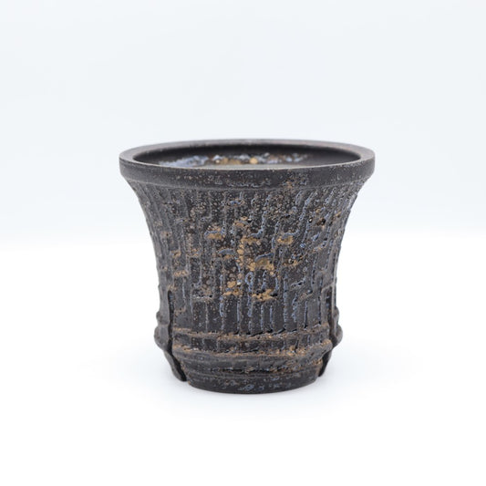 [Numano Hideaki] Black wrap flower pot